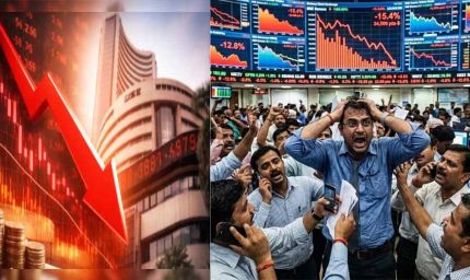 सेंसेक्स 2400 और निफ्टी 700 अंक लुढ़का, युद्ध की आग में निवेशकों के 15 लाख करोड़ स्वाहा