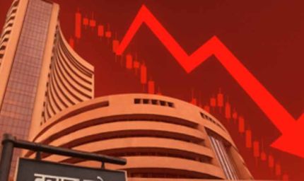 पश्चिम एशिया तनाव से बाजार में हड़कंप: सेंसेक्स 1353 अंक लुढ़का