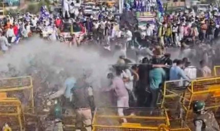 दतिया में भीम आर्मी-असपा की संकल्प यात्रा पर बवाल, पुलिस का लाठीचार्ज और वाटर कैनन