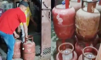 LPG संकट के बीच हापुड़ में बड़ी जमाखोरी का खुलासा, घर से 55 भरे गैस सिलेंडर बरामद