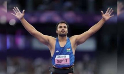 सुमित अंतिल का दमदार प्रदर्शन: 69.25 मीटर थ्रो के साथ जीता स्वर्ण पदक