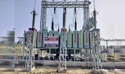 एमपी ट्रांसको ने बिसनूर सब स्टेशन में स्थापित किया 50 एमव्हीए क्षमता का अतिरिक्त पॉवर ट्रांसफार्मर