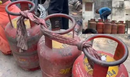 एलपीजी सिलेंडरों की कालाबाजारी पर कड़ी कार्रवाई, 1483 स्थानों पर निरीक्षण व छापे