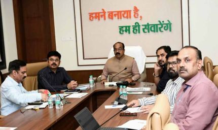 केन्द्रीय जल शक्ति मंत्रालय की वीसी में शामिल हुए उप मुख्यमंत्री  अरूण साव