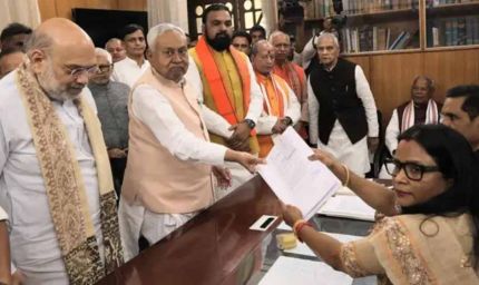 नीतीश कुमार को राज्यसभा का सर्टिफिकेट, संजय बोले- बिहार विकास की नई रफ्तार पकड़ेगा