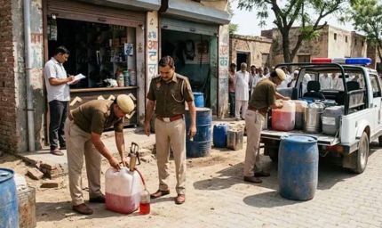 यमुना नगर में CM फ्लाइंग की बड़ी कार्रवाई: 300 लीटर अवैध पेट्रोल बरामद, दुकानदार गिरफ्तार