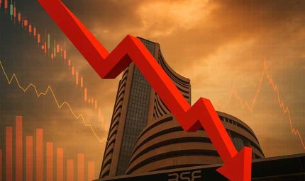 शेयर बाजार में भारी भूचाल: सेंसेक्स 2496 अंक लुढ़का, निफ्टी 775 अंक टूटा
