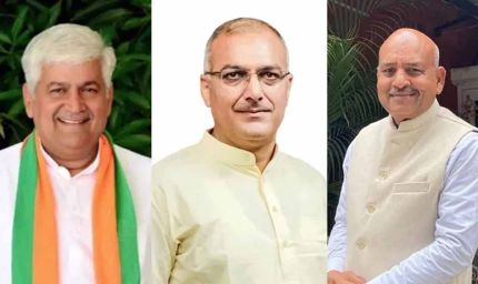 हरियाणा में सियासी भूचाल: BJP का दावा—कांग्रेस के 12 विधायक सतीश नांदल के संपर्क में