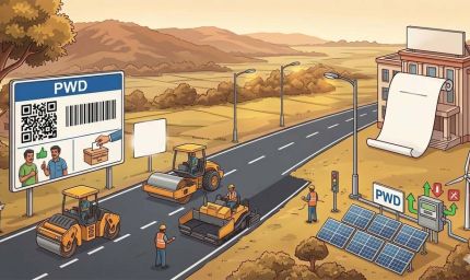PWD की नई पहल: सड़क निर्माण पर QR कोड बोर्ड, अब सीधे कर सकेंगे शिकायत और जानकारी प्राप्त