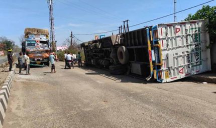 मंडला में दर्दनाक हादसा: जर्जर पुल से गिरी बाइक, चार युवकों की मौत