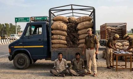 कुरुक्षेत्र में बड़ा ड्रग्स खुलासा: 50 लाख का चूरापोस्त बरामद, हिमाचल के दो तस्कर गिरफ्तार