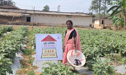 उन्नत खेती से शीला राजवाड़े बनीं लखपति दीदी बिहान’ से जुड़कर संवर रही ग्रामीण महिलाओं की आजिविका