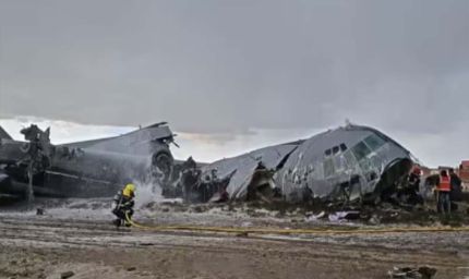 पेरू बॉर्डर के पास कोलंबिया का मिलिट्री प्लेन क्रैश, 66 सैनिकों की दर्दनाक मौत