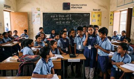 टीचर गायब तो बच्चे करेंगे कॉल: क्लासरूम में स्पीकर-माइक से होगी निगरानी