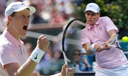 सिनर मियामी ओपन के क्वार्टर फाइनल में : 28 सेट जीतकर बना रिकॉर्ड, 2-5 से पिछड़ने के बाद की शानदार वापसी