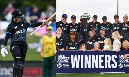 न्यूजीलैंड ने 4-1 से जीती सीरीज, 5वें टी20 में दक्षिण अफ्रीका को 92 रन से हराया