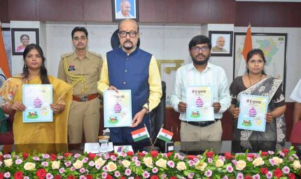 राज्यपाल  डेका से धमतरी के सुदूर वनांचल क्षेत्र के प्रतिभाशाली बच्चों ने की आत्मीय मुलाकात