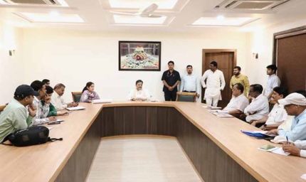 उप मुख्यमंत्री  शुक्ल ने हिनौती गौधाम के निर्माण कार्यों की समीक्षा की