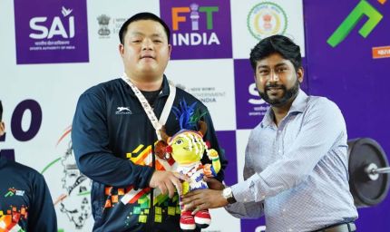 भारत्तोलन पुरुष 88 किग्रा वर्ग में अरुणाचल के रुबा ताडु बने चैंपियन