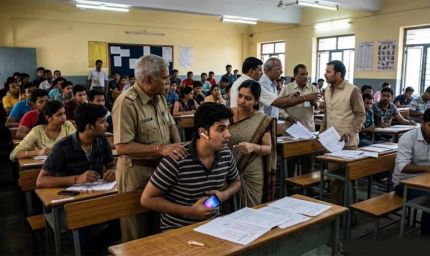 ब्लूटूथ से नकल करते 10 छात्र पकड़े, मुंगेली का परीक्षा केंद्र विश्वविद्यालय ने किया निरस्त