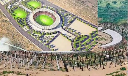 जयपुर में बन रहा दुनिया का तीसरा सबसे बड़ा क्रिकेट स्टेडियम, गहलोत ने साधा ‘इंतज़ारशास्त्र’ पर निशाना