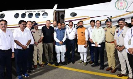 बिलासा देवी केवट एयरपोर्ट पर नाइट फ्लाइट्स की शुरुआत, मुख्यमंत्री विष्णुदेव साय ने किया शुभारंभ