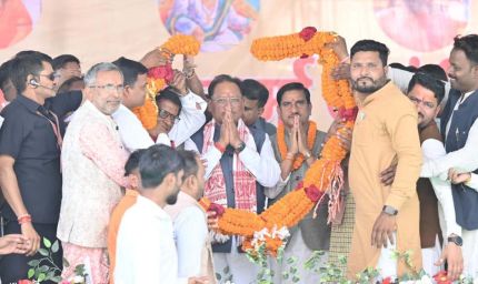 नया अध्याय: CM साय ने बिलासपुर में 26 करोड़ के विकास कार्यों का किया शिलान्यास और लोकार्पण