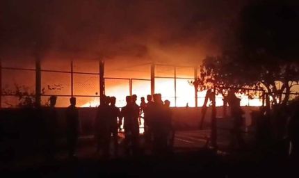 कवर्धा के SLRM सेंटर में भीषण आग, दमकल टीम ने हालात पर पाया काबू