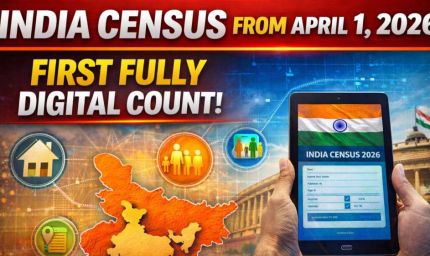 घर की छत से लेकर खाने के अनाज तक: जनगणना 2026 में सरकार ने पूछे ये 33 सवाल, क्या आपके पास हैं सभी जवाब?