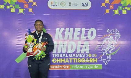 खेलो इंडिया ट्राइबल गेम्स 2026 कर्नाटक की मनीषा जोंस सिद्दी ने जीता गोल्ड
