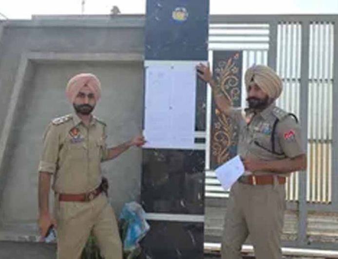 पंजाब पुलिस का बड़ा एक्शन, नशा तस्कर की 34.50 लाख की संपत्ति जब्त