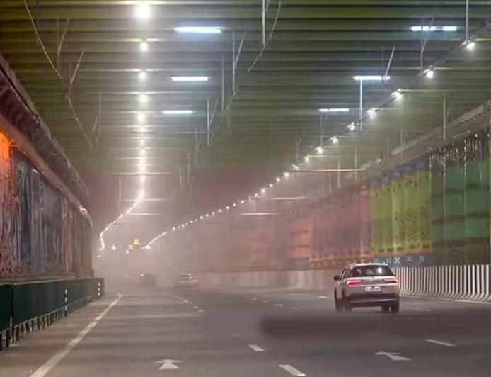 द्वारका एक्सप्रेसवे टनल में भारी जाम: 5 मिनट का सफर अब 30 मिनट में