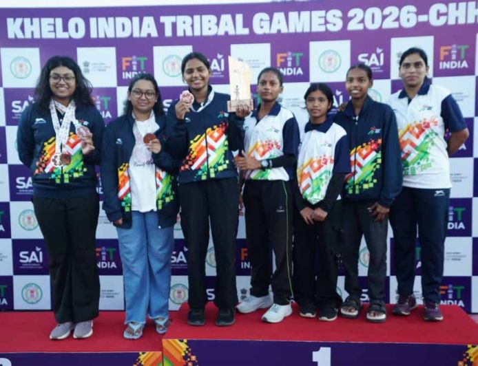 खेलो इंडिया ट्राइबल गेम्स 2026: तैराकी में कर्नाटक का दबदबा, महिला वर्ग में ओडिशा बनी चौंपियन