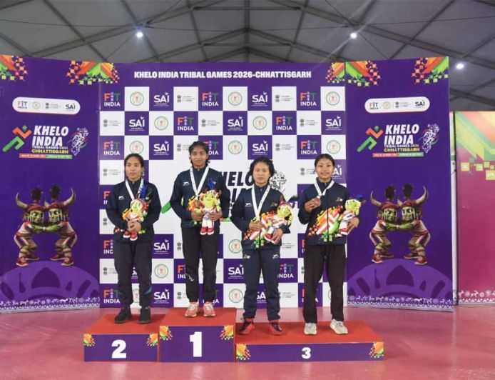 खेलो इंडिया ट्राइबल गेम्स 2026: कुश्ती स्पर्धा के तीसरे दिन भी जारी रहा मुकाबले का रोमांच