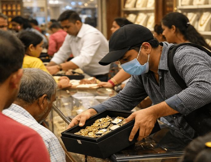 जमशेदपुर में दिनदहाड़े बड़ी चोरी, ओलिडीह में ग्राहक बनकर आए बदमाश ने उड़ाए ₹22 लाख के जेवर