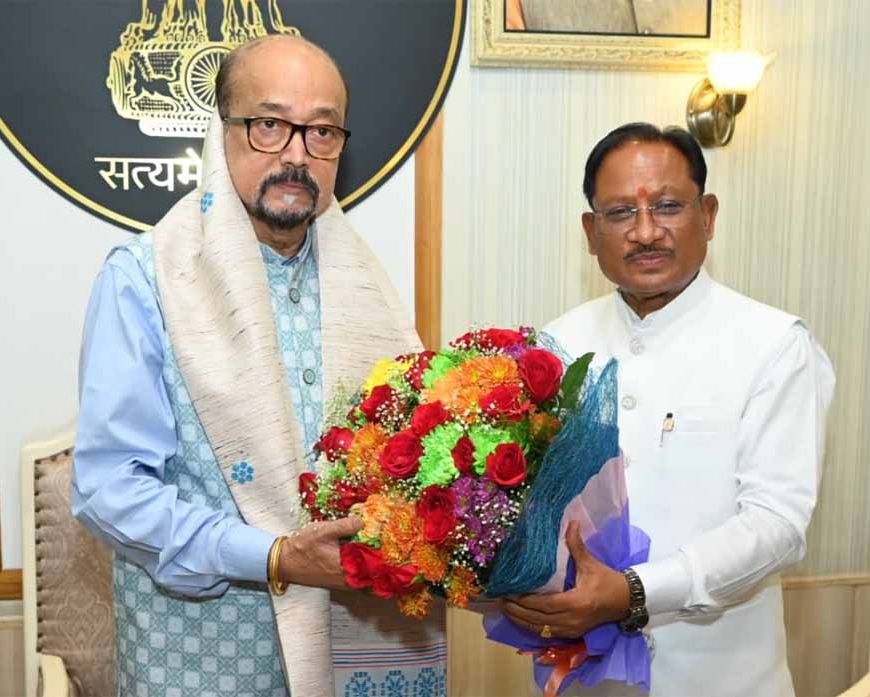 मुख्यमंत्री विष्णु देव साय ने राज्यपाल रमेन डेका को जन्मदिन की दी शुभकामनाएँ