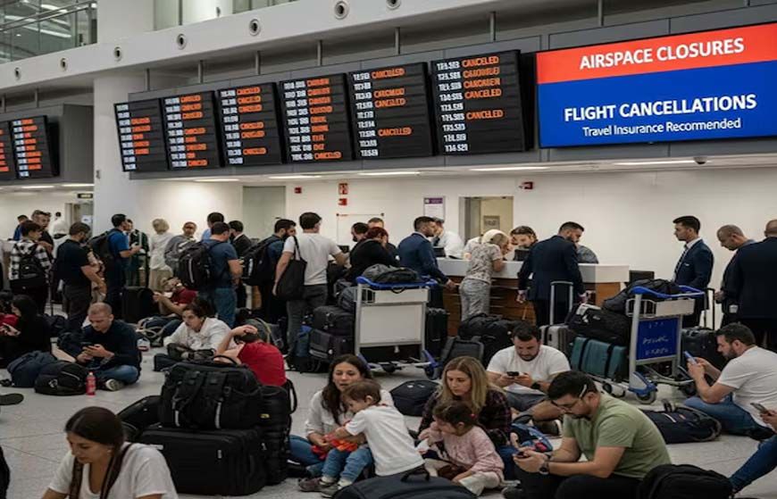 मिडिल ईस्ट में तनाव के चलते कई देशों ने किया एयरस्पेस बंद, सैकड़ों फ्लाइट्स हुईं कैंसिल और डायवर्ट