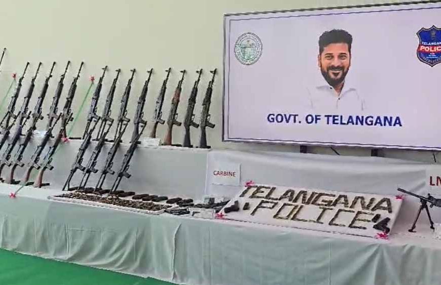 तेलंगाना में नक्सलियों का ऐतिहासिक सरेंडर: CM रेड्डी के सामने 130 माओवादियों ने डाले हथियार