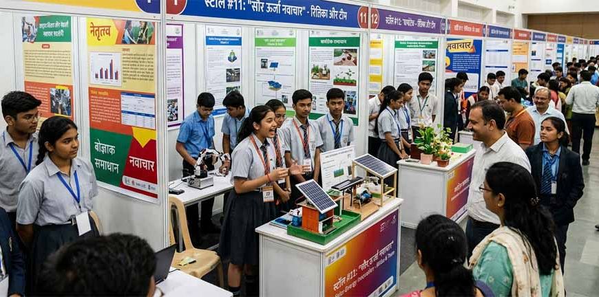 22 स्टॉलों में दिखी नवाचार, विज्ञान और नेतृत्व की झलक