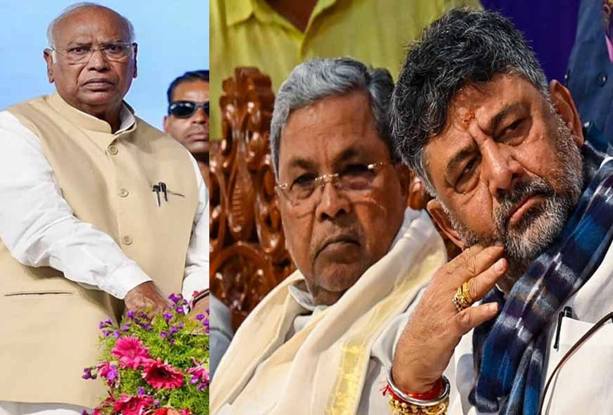 कर्नाटक में CM पद की बढ़ी अटकलें, मल्लिकार्जुन खरगे के साथ दिल्ली निकले शिवकुमार