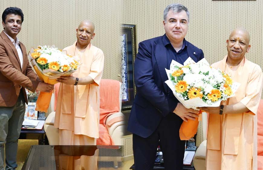 मुख्यमंत्री से मिले नोबेल पुरस्कार विजेता कॉन्स्टेंटिन नोवोसेलोव