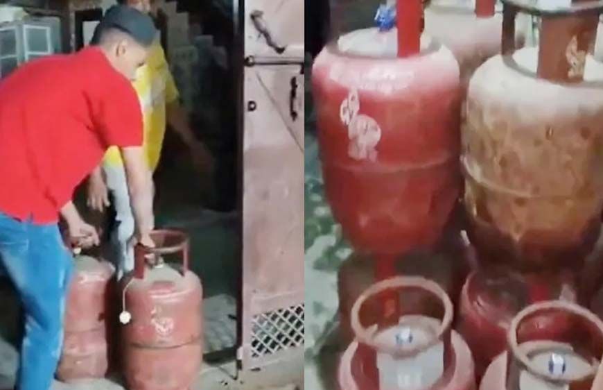 LPG संकट के बीच हापुड़ में बड़ी जमाखोरी का खुलासा, घर से 55 भरे गैस सिलेंडर बरामद