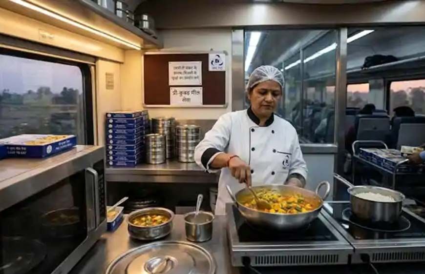 LPG किल्लत की आशंका में IRCTC का अलर्ट: ट्रेनों में इंडक्शन और रेडी-टू-ईट फूड की वैकल्पिक व्यवस्था, WCR में 25 क्लस्टर किचन संचालित