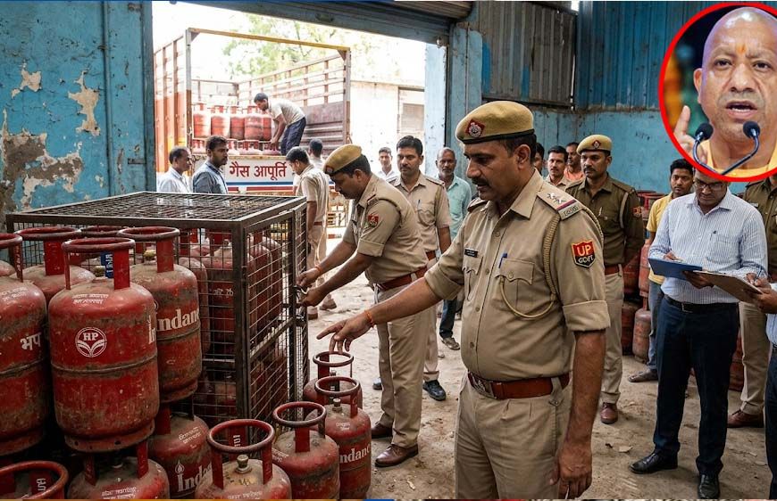 एलपीजी कालाबाजारी पर योगी सरकार का बड़ा एक्शन, अब तक 4,816 छापे, 70 एफआईआर और 10 गिरफ्तार