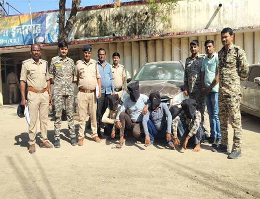 मध्यप्रदेश पुलिस की अवैध हथियारों के विरुद्ध सख्त कार्रवाई