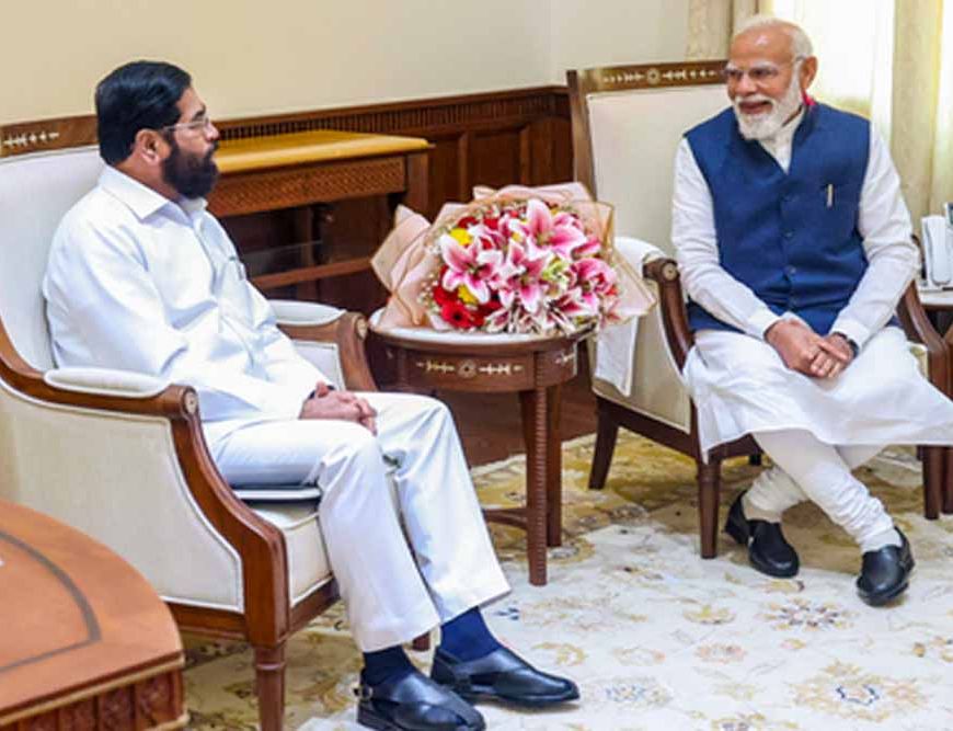 पीएम मोदी से मिले Eknath Shinde, मिडिल ईस्ट युद्ध समेत अहम मुद्दों पर चर्चा