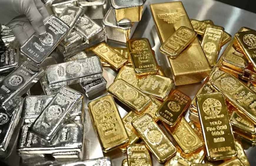 सोना-चांदी बाजार में बड़ी गिरावट: चांदी ₹13,000 टूटी, गोल्ड भी लुढ़का