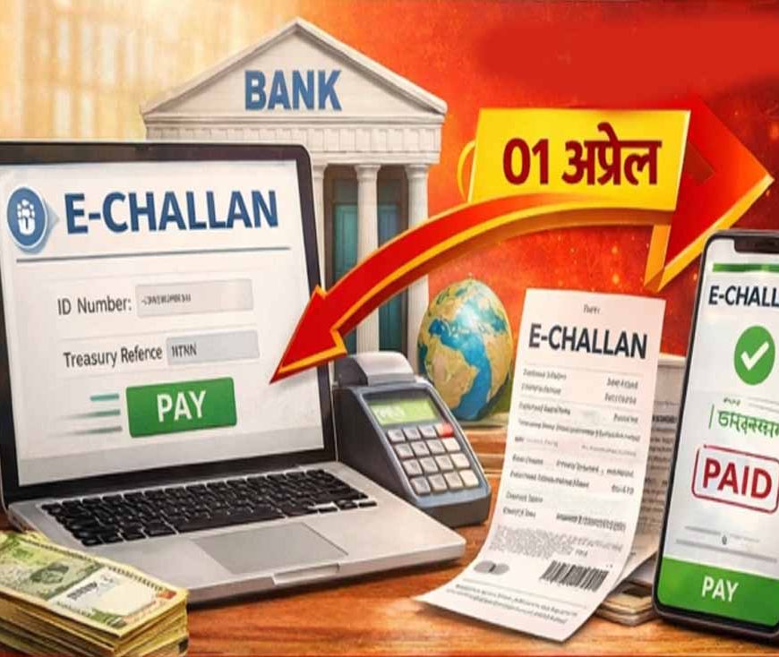 1 अप्रैल से ई-चालान जमा करना होगा आसान, OTC सुविधा शुरू, बैंक को मिलेगा सीधा डेटा