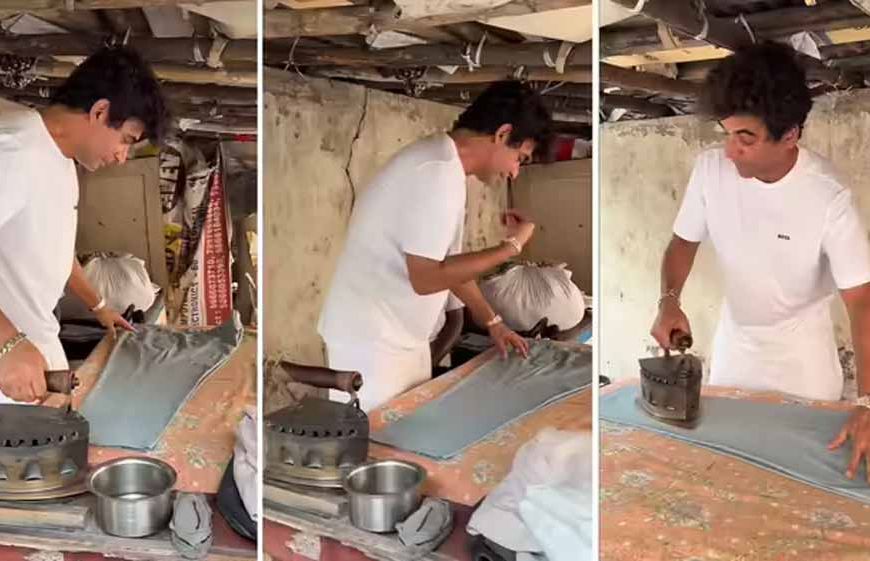 सड़क किनारे कपड़े प्रेस करते दिखे सुनील ग्रोवर, फैंस बोले – इतना डाउन टू अर्थ कोई कैसे हो सकता है?