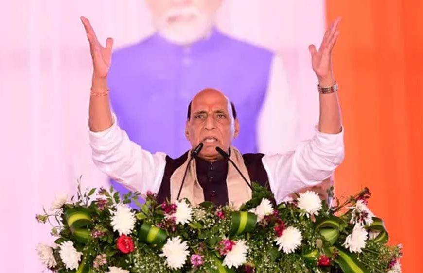 पश्चिम एशिया संकट पर राजनाथ सिंह का बयान: “बातचीत और कूटनीति ही समाधान”